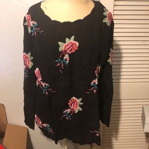 Johnny Was embroidered tunic